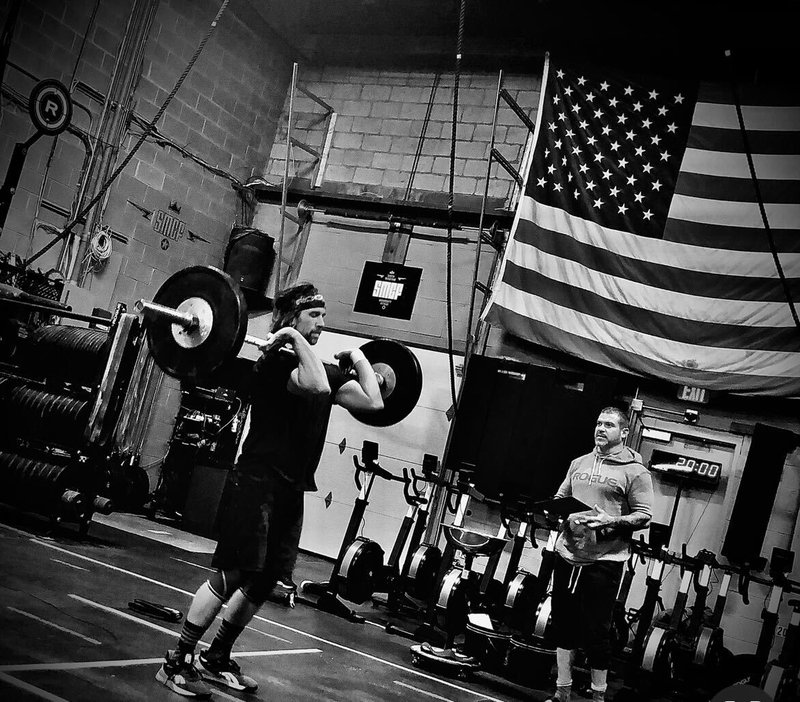 Kurt Miller training a client