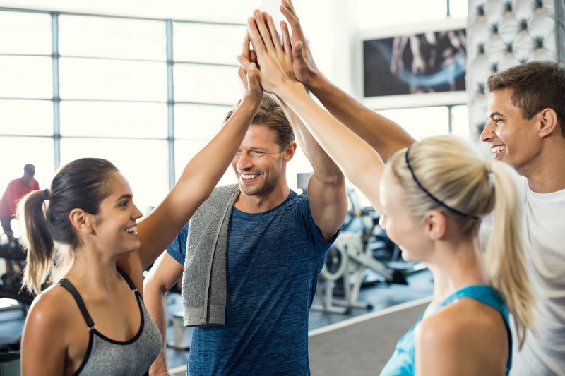 Encouraging gym team success