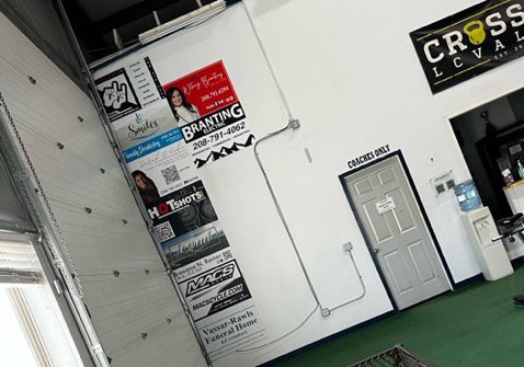 Advertising banners generate gym revenue