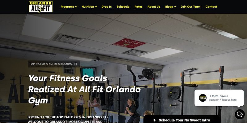 All Fit Orlando FL CrossFit gym site hosting