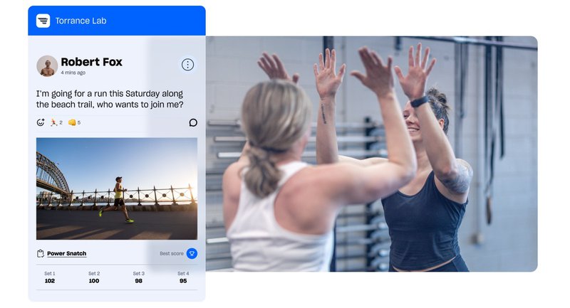 PushPress Members App Social Feed