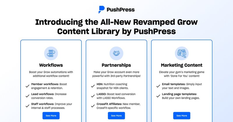 PushPress Grow Content Library