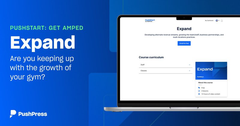 Expand courses in PushStart by PushPress
