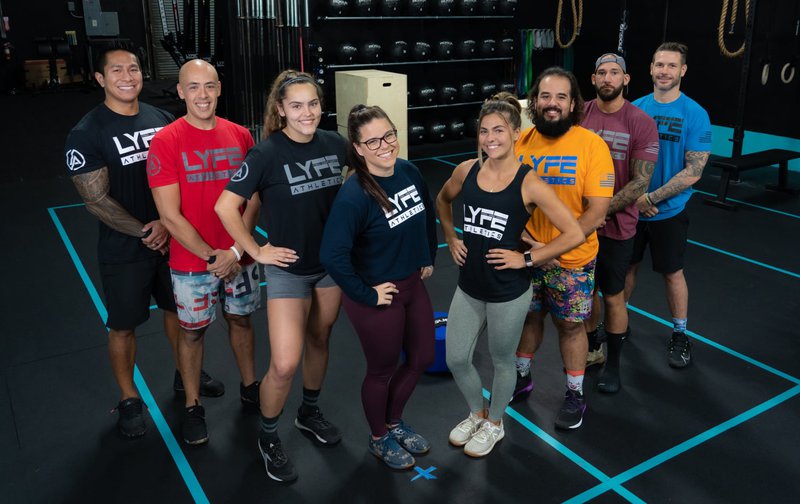 Branded apparel for gym retail sales