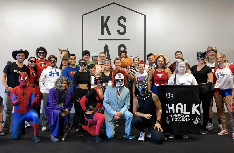 KS Athletic Club gym halloween