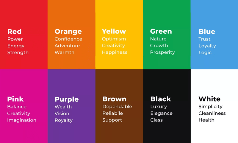 Gym brand color options